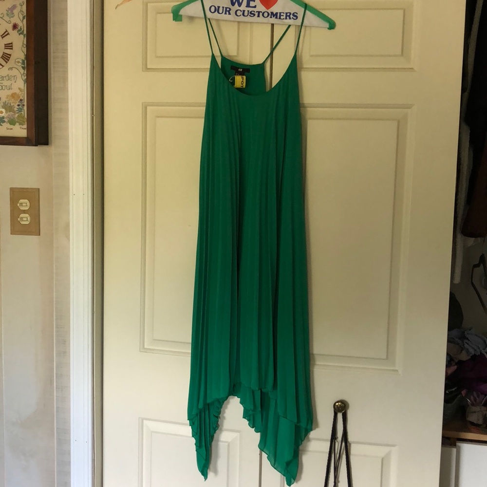 Emerald green H&M dress